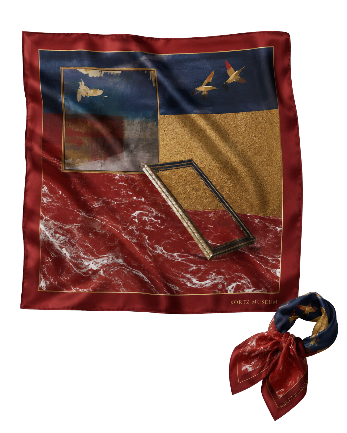 "The Red Sea" Scarf